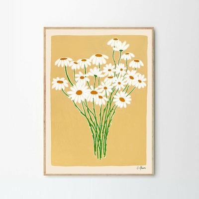 Moikka Plakát Daisies by Carla Llanos A4 (21x27cm)