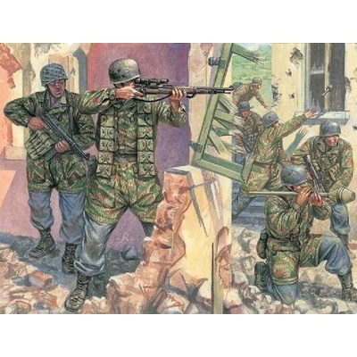 Italeri German Paratroopers 50ks figurek 1:72