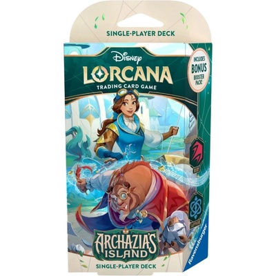 Ravensburger Disney Lorcana TCG: Archazia's Island Starter Deck - Belle & The Beast (RAVE11098543-1)