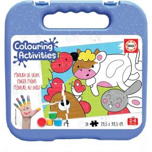 Educa Животни - пъзел за оцветяване 20 части (edu18209)