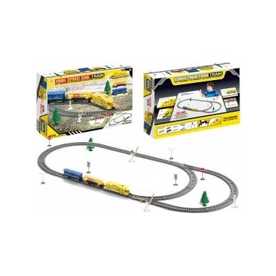 LEAN Toys Electric Train + Tracks For Train Fans Two speed trains TRAIN BUILDER