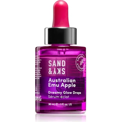 Sand&Sky Australian Emu Apple Dreamy Glow Drops двуфазен серум за озаряване на лицето 30ml