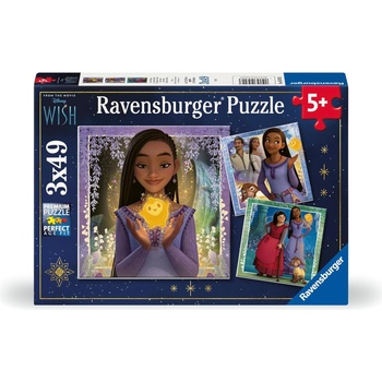 Ravensburger Пъзел Ravensburger от 3 x 49 части - Желание (5702)