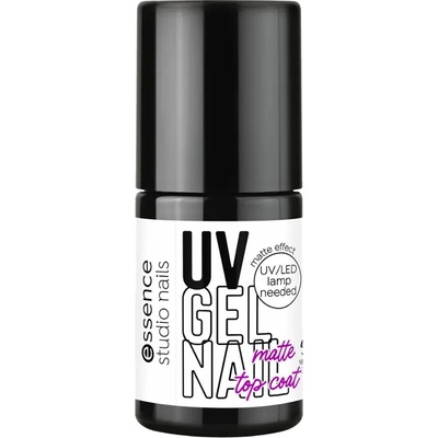 essence Vrchní UV gel lak na nehty 01 Frosted Scoop