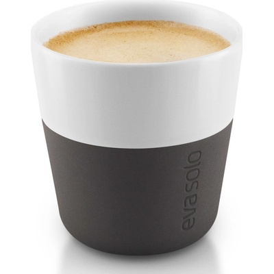 Eva Solo Termošálky na espresso 2 kusy karbonově černé 80 ml