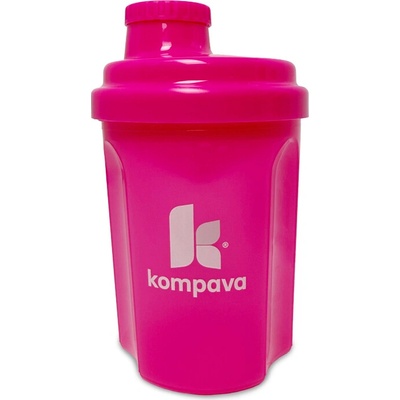 Kompava Plastový šejker 300ml ružový