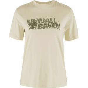 Fjällräven Дамска тениска Fjällräven Women's Lush Logo T-Shirt - Chalk White (916-1947-0215)