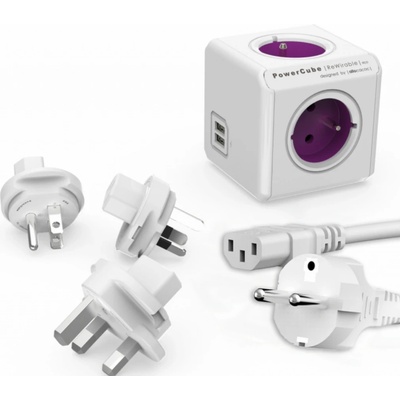 PowerCube Rewirable USB + Travel Plugs