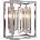 Endon Lighting 81932 - Настенно осветително тяло ACADIA 1xE14/40W/230V лъскав хром (EN0135)