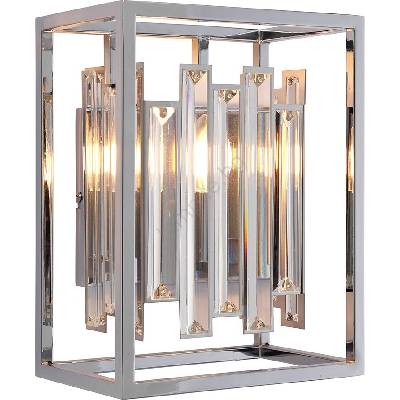 Endon Lighting 81932 - Настенно осветително тяло ACADIA 1xE14/40W/230V лъскав хром (EN0135)