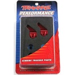 Traxxas предни главини алуминиеви червени (чифт)