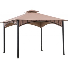 SunWay Sunjoy Stoff Pavillon LAURO - 340 cm x 340 cm, Hnědá