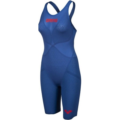 Arena Powerskin Carbon Glide Open Back Royal Blue/Gold