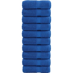vidaXL Премиум кърпи за пране SOLUND 10 бр. сини 30x30 см 600 г/м2 (137181)