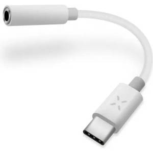 FIXED Адаптер за слушалки fixed usb-c - 3, 5 мм жак dac бял fixl-cjd-wh (fixl-cjd-wh)
