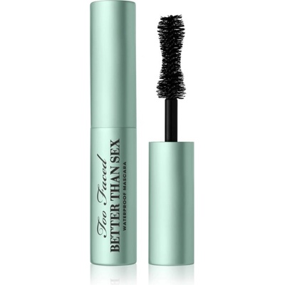 Too Faced Better Than Sex Waterproof Mascara Travel Size vodeodolná riasenka pre objem a zahustenie rias 4,8 g
