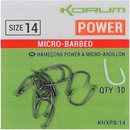 Korum Xpert Power Micro Barbed Hooks vel.8 10 ks