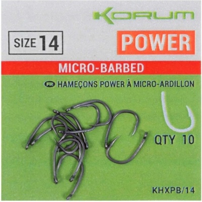 Korum Xpert Power Micro Barbed vel.6 10ks