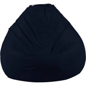 Pufrelax Пуф круша, 520л. , Nirvana Gigant - Teteron Bleumarin, За открито, Перящ се калъф, Пълнеж от Полистиролни перли (PUF-G-NGG-TEX-BLM)