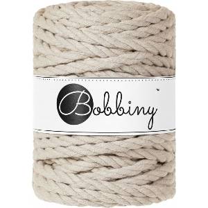 Bobbiny 3PLY Macramé Rope 9 mm 30 m Beige юта (TL-E001)
