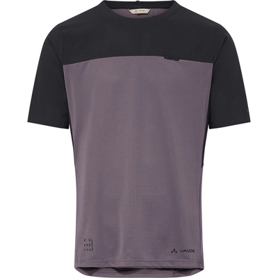 Vaude Мъжка фланелка с къс ръкав за колоездене Vaude Kuro Shirt II Cycling jersey - Purple Ash (056-3082-0613)