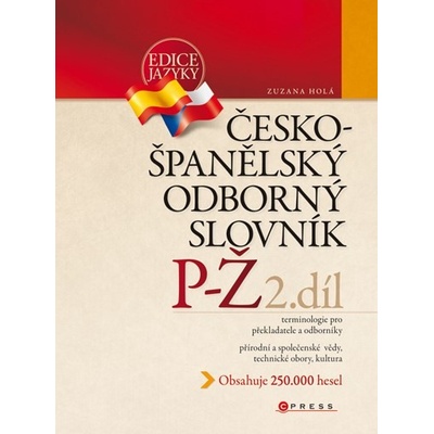 Kniha Česko-španělský odborný slovník, 2. díl - KEJ174
