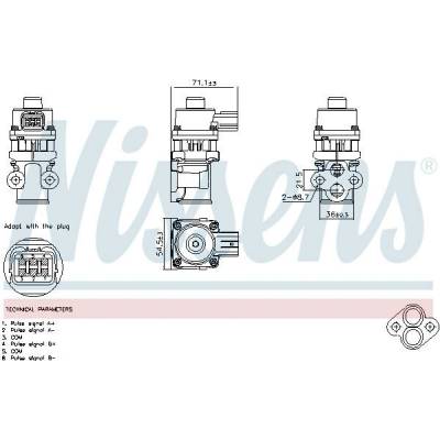 NISSENS AGR ventil NIS 98368