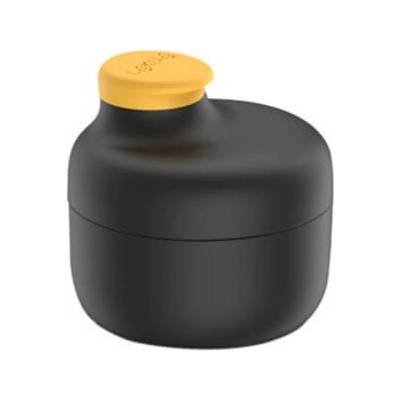 Съд за дресинг и сос Lekue On The Go 1010237, 50 мл, 5.3x5.3x5.5 см, -20°C / +100°C, Полипропилен, Черен (1010237)