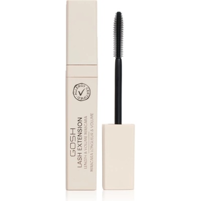 Gosh copenhagen Lash Extension спирала за удължаване и сгъстяване на миглите цвят Extreme Black 7ml