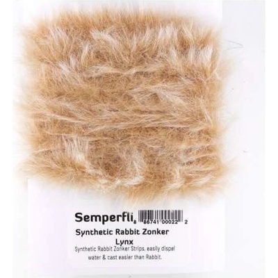 Semperfli Sytetické Proužky Králičí Kůže Synthetic Rabbit Zonker Strips Lynx
