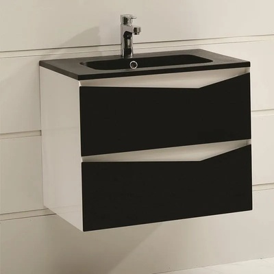 Inter Ceramic Конзолен PVC шкаф ICP 6556 B с умивалник, 65x46x55см (6556 B)