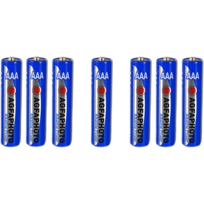 AgfaPhoto Батерии AGFA PHOTO алкaлни LR03 AAA 1.5V (7бр) - Код W4207 (W4207)