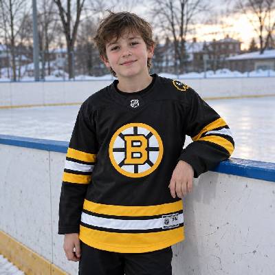 Outerstuff Boston Bruins detský dres NHL Premier Home Team