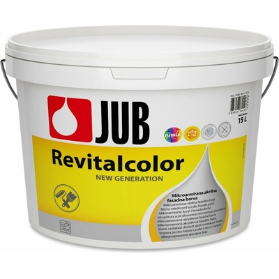 JUB REVITALCOLOR Akrylátová fasádna farba Biela 15 L