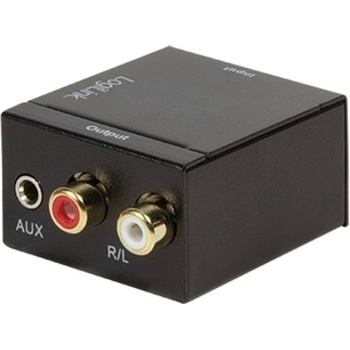 LogiLink Преходник LogiLink CA0101, от Toslink (ж) и Coaxial (ж) към Chinch (ж) и Jack(ж), 3.5mm (CA0101)