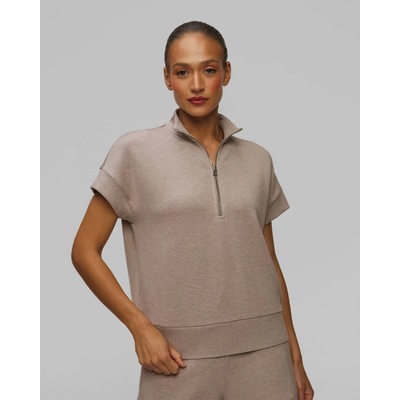 Varley Ritchie Short Sleeve Sweat Hnědá