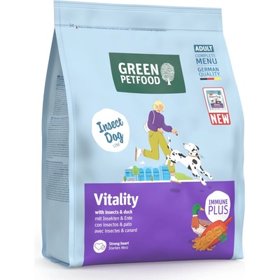 Green Petfood InsectDog with Duck Vitality 900 g