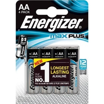 Energizer battery max plus aa lr6, 4 eco (437307)