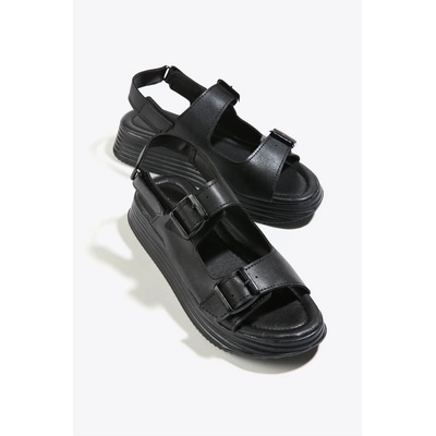 Moda Trend Дамски ежедневни сандали - Черни #333148 (333148_Черно)