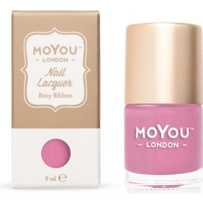 MoYou Razítkovací lak na nehty Rosy Ribbon 9 ml