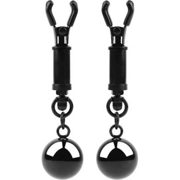 Chisa Novelties Chisa Sins Inquisition Playful Weighted Nipple Clamps Black