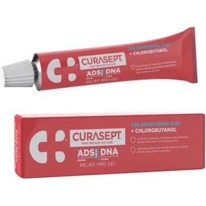 CURASEPT ADS DNA Relief Pro Гел за зъби с 0.5% хлорхексидин, 30 ml - ozone
