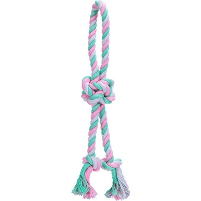 Nobleza bavlněná šňůra s uzlem 42 cm růžová