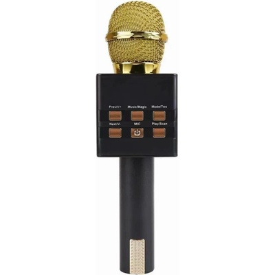 Bezdrátový Bluetooth karaoke mikrofon MC871 3v1 zlatý
