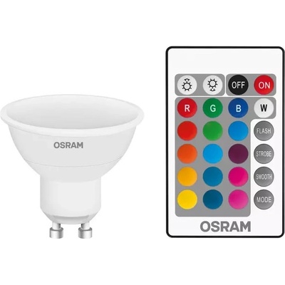OSRAM LED КРУШКА OSRAM 4.5W GU10 260lm ДИСТАНЦИОННО RGB REM (202400415)