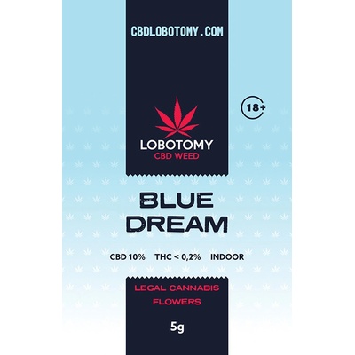 LOBOTOMY BLUE DREAM INDOOR CBD 10% THC 0,2% 5g