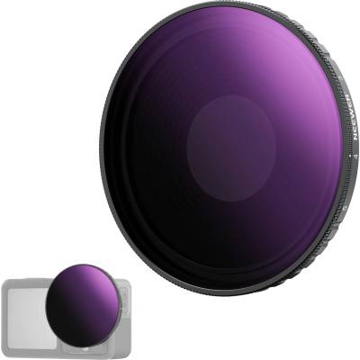 NEEWER Variable ND filter, compatible with DJI Osmo Action 5 Pro Action 4, ND8-32 (3-5 stops), screw-on gray filter lens filter, multi-coated optical HD glass action camera accessories - 10106092