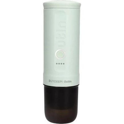 Преносима еспресо машина BUYDEEM Outin Nano OTEM-01, 7500 mAh, 20 bar, 50 ml, 12/24V, USB и Type-C зареждане, Мляно+капсули, Жълт (OTEM-01-MY)