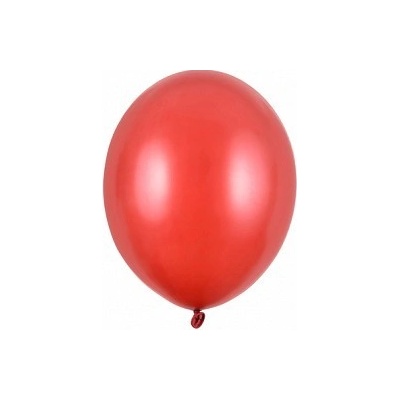 Party Deco SB5M 007J Eko mini metalické balóny 12cm Červená