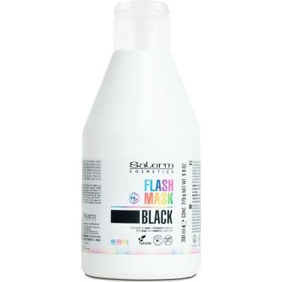 Salerm HD Colors Flash Mask barvicí maska černá 300 ml